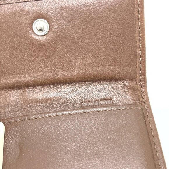 COACH Signature 6-Ring Key Case Canvas Brown/Beige - Picture 10 of 11